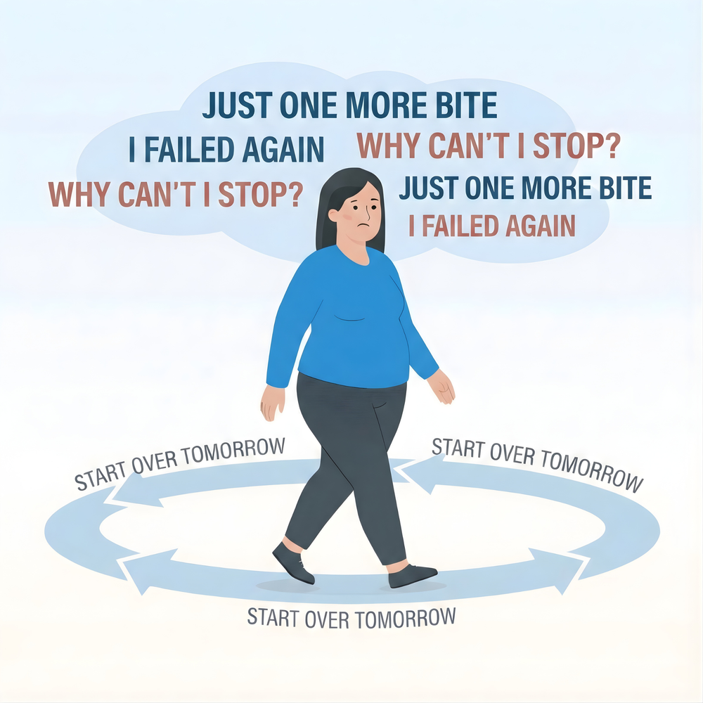 The Food Isn't The Problem. The Noise In Your Head Is.